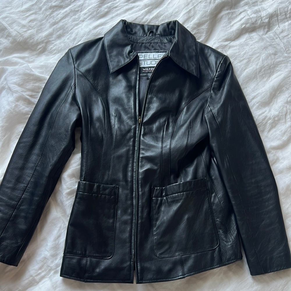 Vintage Wilson’s genuine leather blazer jacket